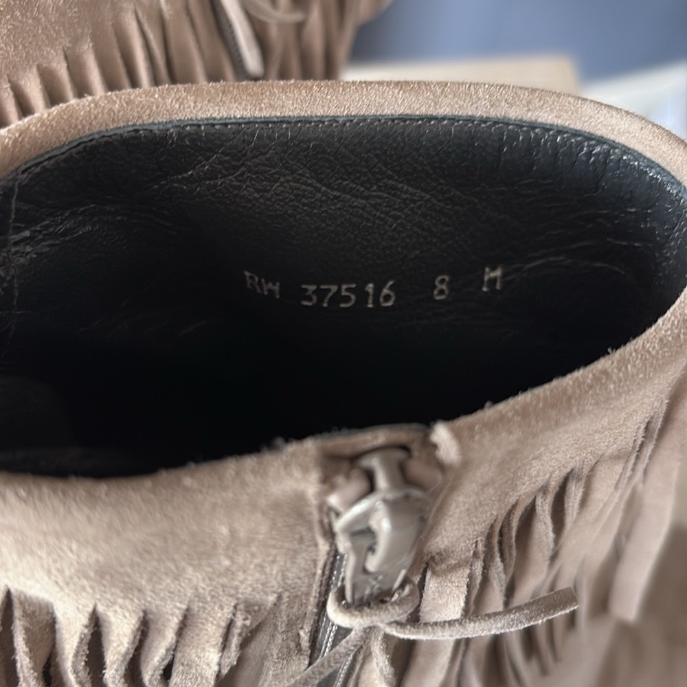 NWOB Stuart Weitzman Ankle Fringe Booties - Picture 9 of 10